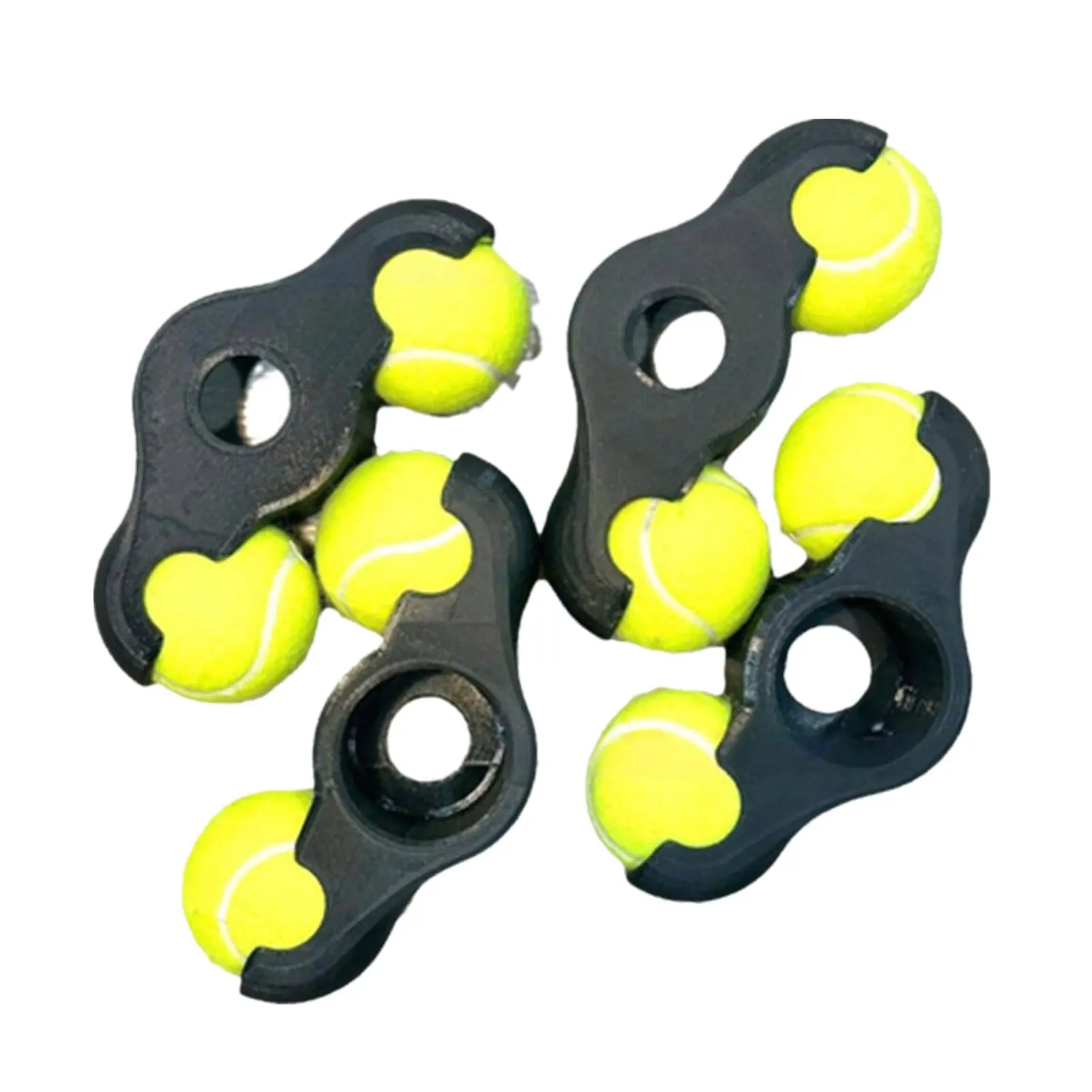 AliExpress elenxs Indoor 4Pcs 8 Tennis Balls Cycling Bike Foot Pads for Wahoo Kickr Core Fitness Bike Shock Absorbing Floor Protector Rocker Balls