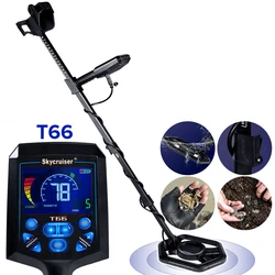 Underground Gold Detector T66  LCD Display Outdoor Hand-held Metal Detector Treasure Seeker