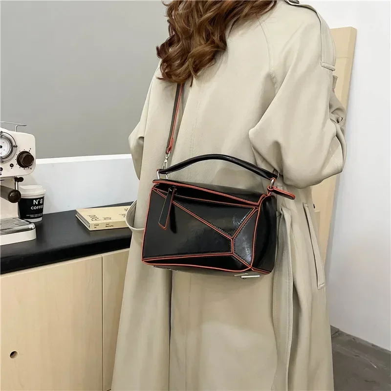 

​ ​ Сумка-тоут из нержавеющей стали диаметром 2025 года, женская сумка через плечо с трансформируемой верхней ручкой и через плечо, шикарная сумка «день-ночь»