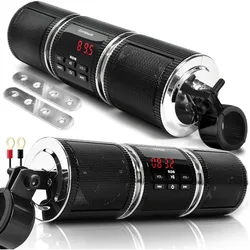 Bluetooth Audio Motorcycle Stereo Speaker Motorcycle Installation MP3 Music Player Amplifier Scooter Bicycle USB FMRadio Speaker