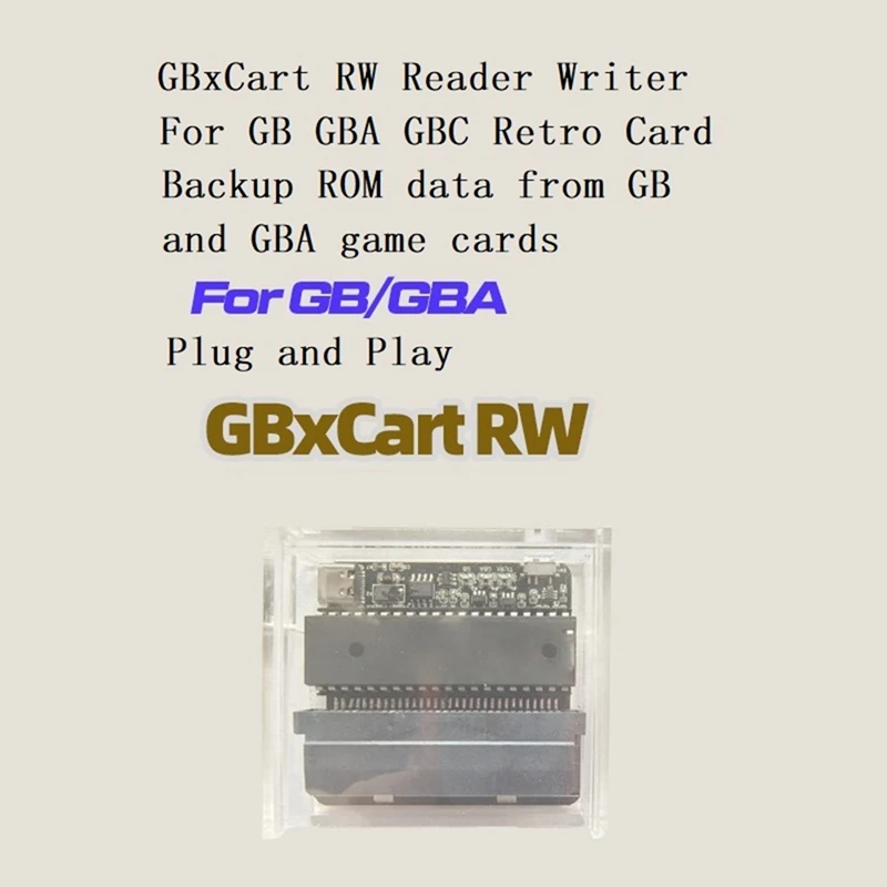 Imagem -03 - Gbxcart-jogo Adaptador de Backup Cartucho rw Reader Writer e Flasher para gb Gba Gbc Usb c Jogo Retro Acessório