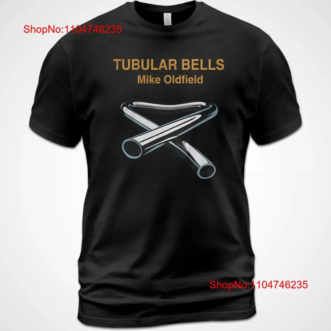 Camiseta de algodão Mike Oldfield Tubular Bells Álbum Kevin Ayers David Bedfor vintage lavado confortável homme roupas de grife