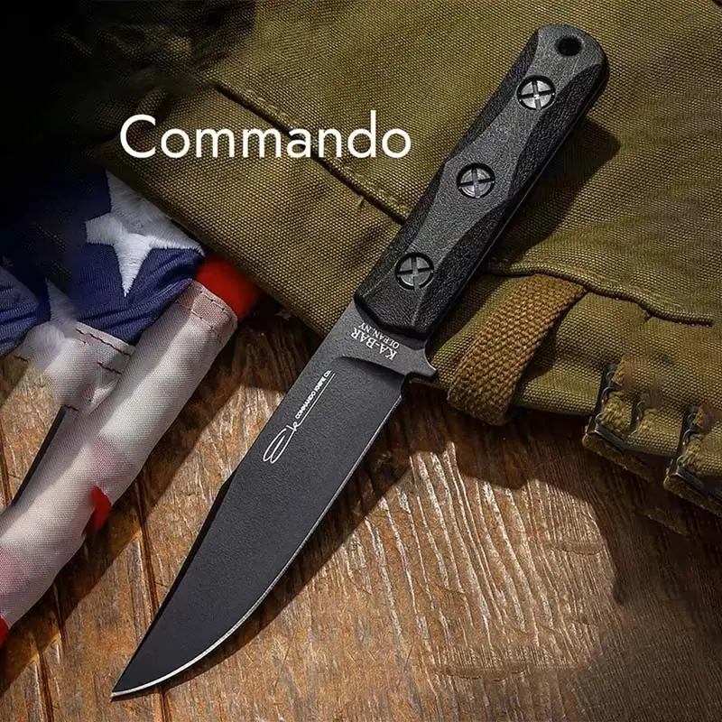 KB EK50 High Quality Practical Straight Knife Sharp Tactical Knife Outdoor Portable Bushcraft Cutting Survival Outdoor Knives