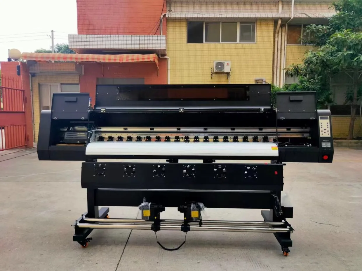 1.6m Large Format Eco Solvent Printer | I3200 XP600 Heads | High Resolution Tarpaulin Canvas Vinyl Sticker Printer - Image 3
