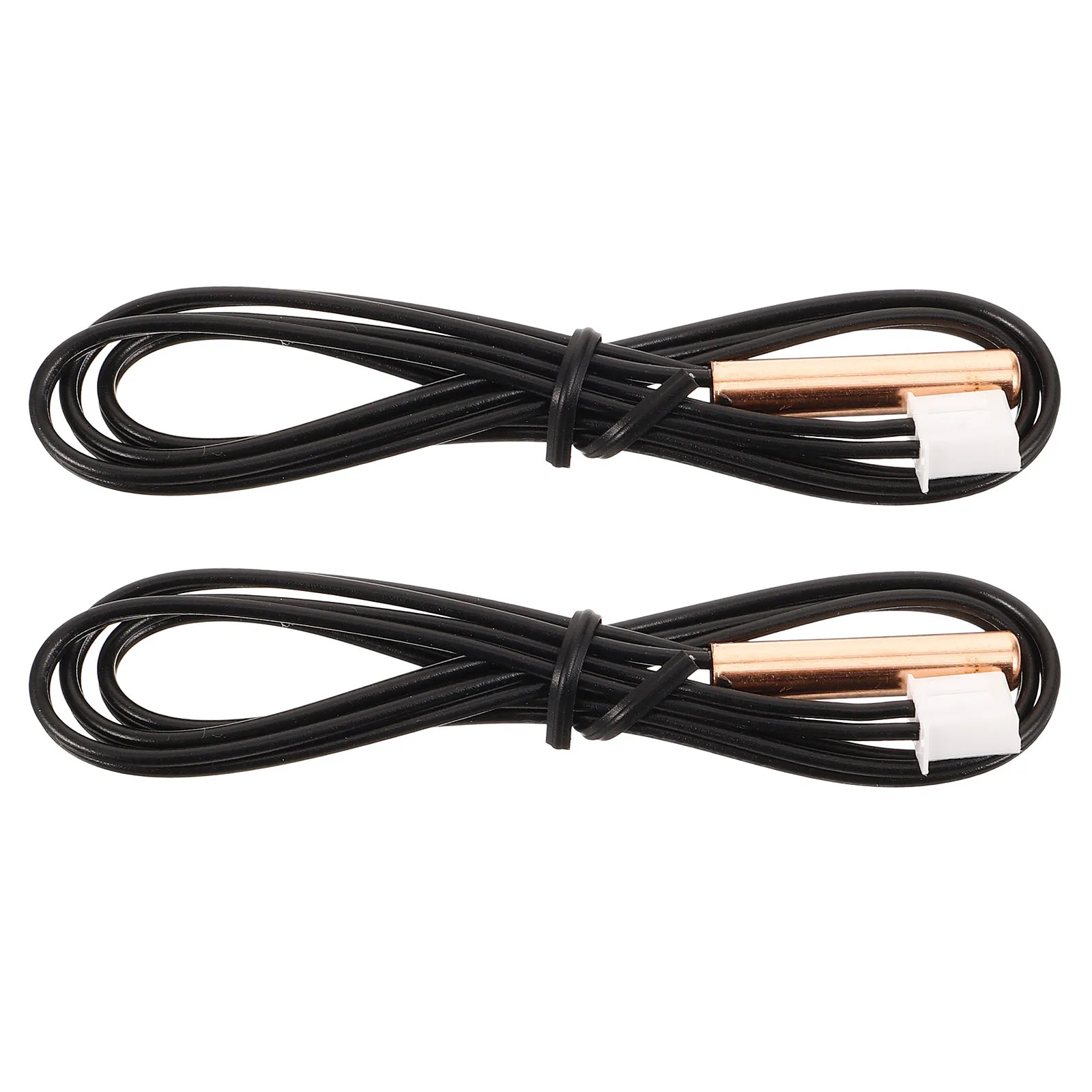 

2pcs Air Ac Thermistor Air Conditioner Thermostat Sensor Probe Copper Head Ac Supply 39cm Universal Thermistor Probe AC