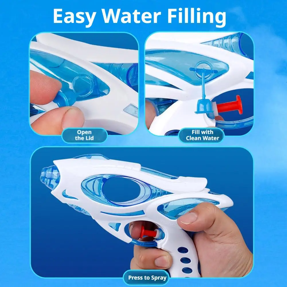 Kinder-Wasserpistole Sommer-Strand-Spritzpistole für Jungen und Mädchen Outdoor-Schwimmbadspiele Baden Rafting Spritzpistolen-Geschenke – Detail 13