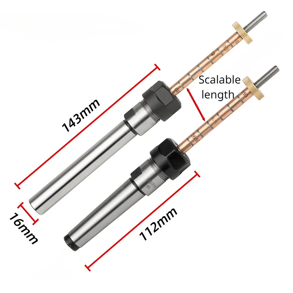 Woodturning Pen Mandrel Taper Woodturning Pen Mandrel Collet Chuck Collet Chuck Accessories for Carpenter for DIY