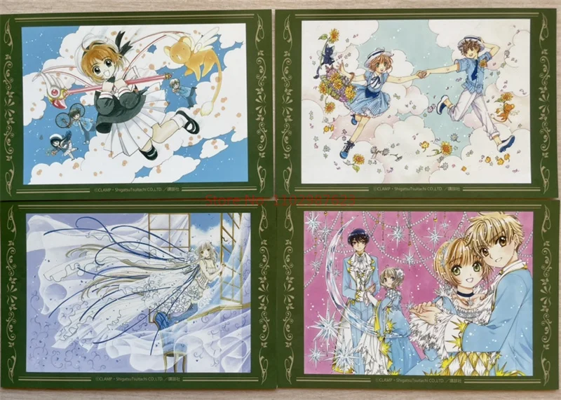 Kinomoto Sakura Clamp 30th and 25th Anniversary Stamp Postcard Set Xxxholic