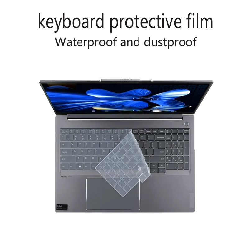 ل 16 بوصة لينوفو IdeaPad Pro 5 16IAH10/16AKP10 شاشة الكمبيوتر المحمول فيلم عالية الوضوح عرض طبقة رقيقة واقية لوحة المفاتيح #3