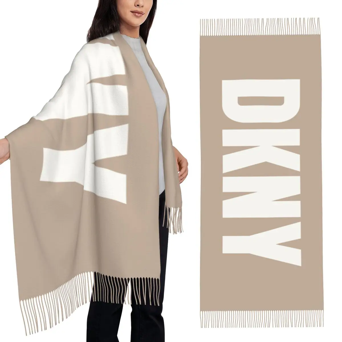 Fashion DKNYs Shawl Wrap Women Warm Long Soft Scarf Neckerchief Shawl Scarves