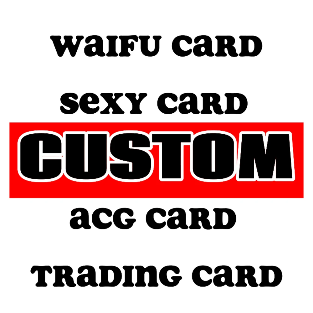 

Custom Waifu Card Personalized Anime Cards Kawaii Bikini Girl Collectible TCG ACG Cards Decorate For Otaku Fans