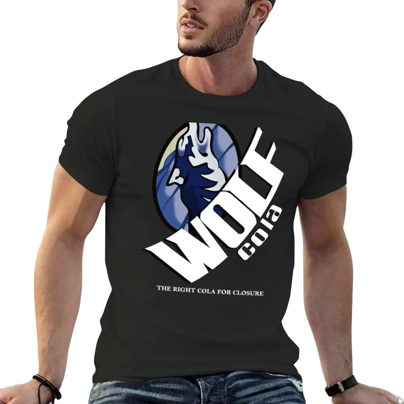 

Wolf Cola - The Right Cola for Closure T-Shirt street wear shirts graphic mens graphic t-shirts big and tall