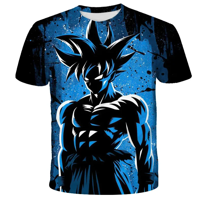 Kids Dragon Ball T Shirt Boy Tops Tee Anime Figures Son Goku Vegeta T-shirt Boys T-shirts Men Women Clothes Summer Short Sleeve