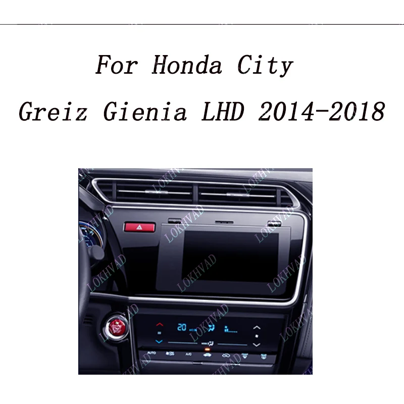 Zdjęcie 3: 2 Din Car Frame Audio Fitting Adaptor Dash Trim Mount Kits Facia Panel 10.1 inch For Honda City Grace 2014 - 2018 Radio Player
