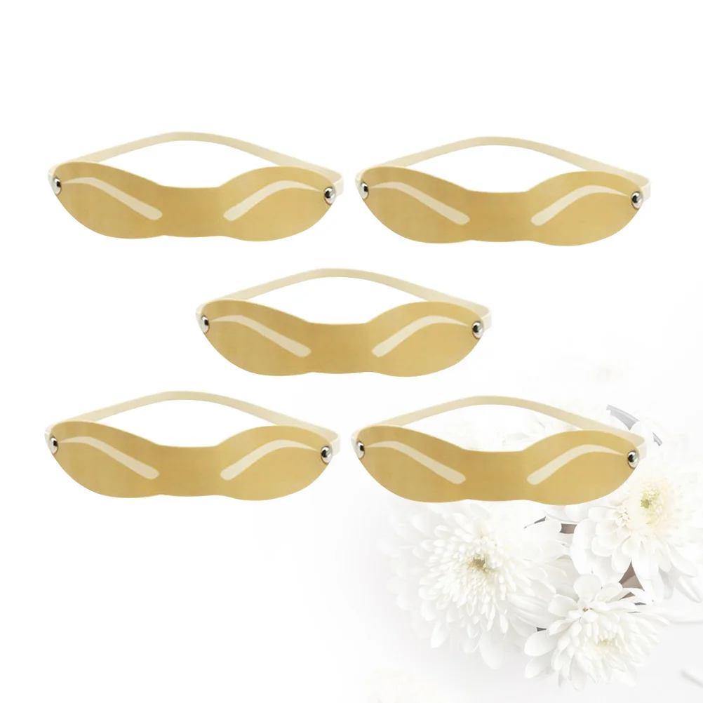 

5 шт., мягкий клей для кожи бровей, материал для обучения макияже, реалистичный лист для искусственной кожи, практика бровей