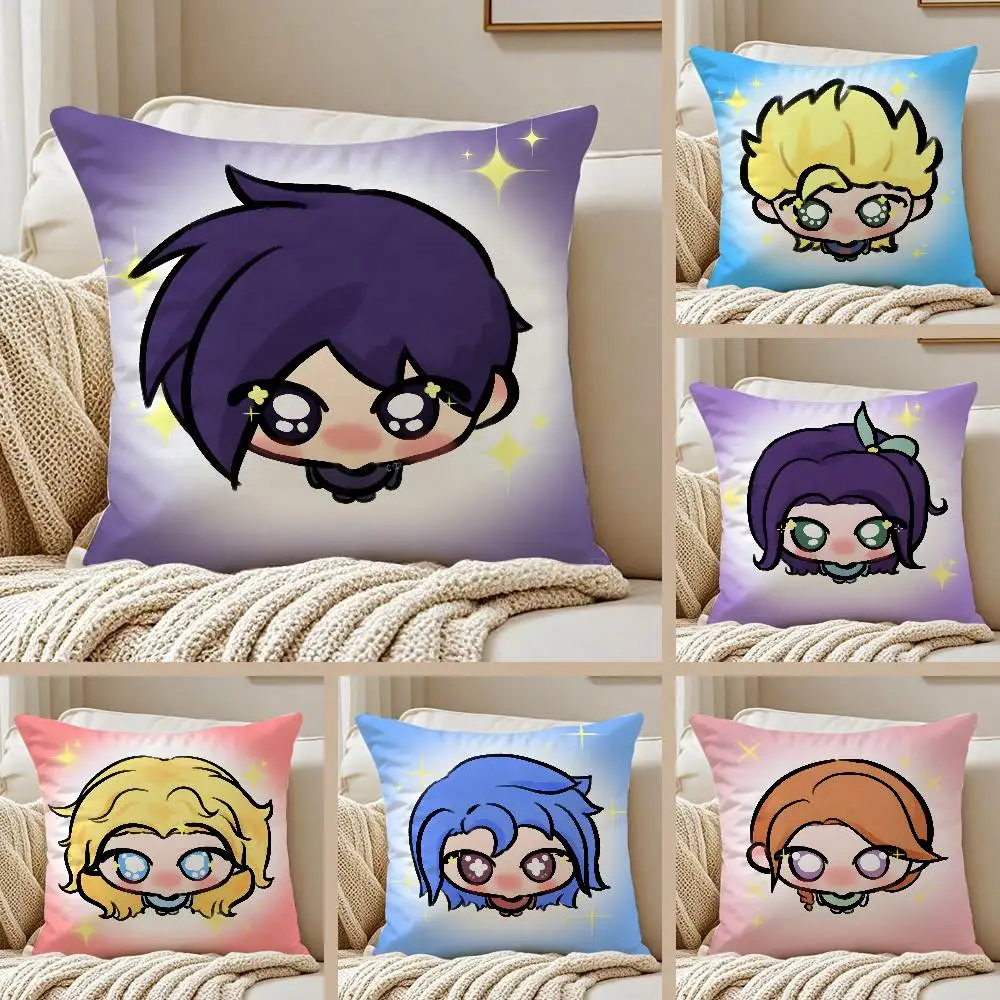 Stardew Valley Pillow Case Anti-dustmite Pillowcase Invisible Zipper Silky Short Plush Sofa Cushion Cover