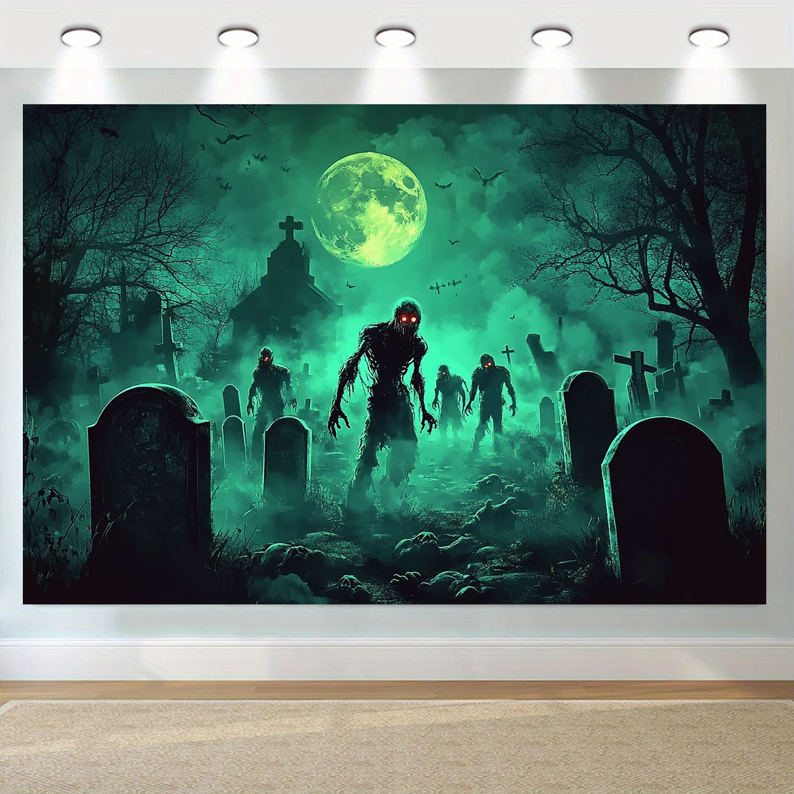 2D flat banner, 1pc Halloween  - Cosplay Bat Prop 评论和价格