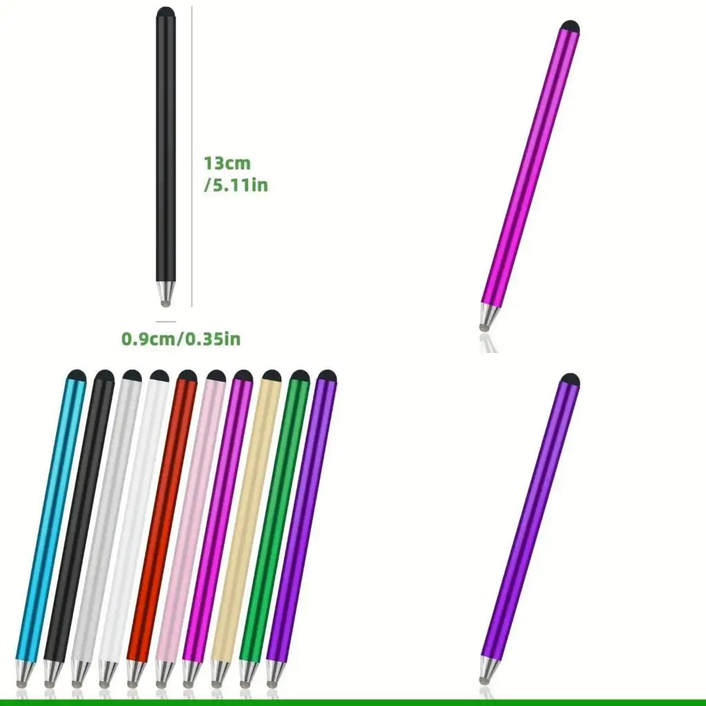 

U55C Multiple Color Styluses Pen for Tablets Smartphones Metal Material High Sensitivity Tip Accurate Touch Control Easy to
