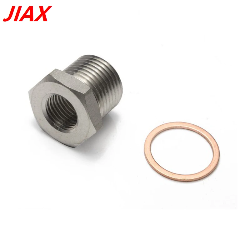 Exhaust O2 Oxygen Sensor Spacer Reducer Adapter M18 x 1.5mm to M12 x 1.25mm