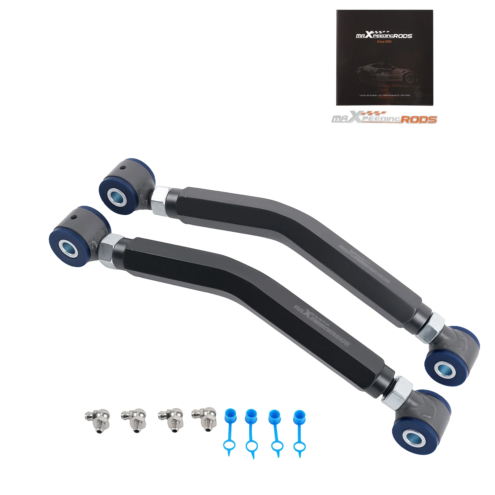 MaXpeedingrods Factory 2x Rear Upper Adjustable Camber Control Arms Kit For Dodge Charger LX LD 2006-2023