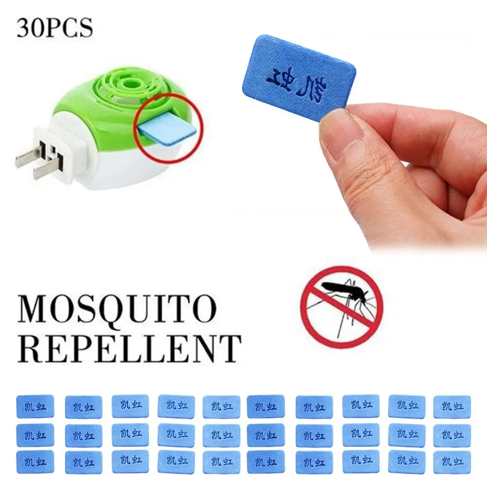 Pastilhas Elétricas Repelentes de Mosquitos 30un. Recargas para Aquecedor Interno, Repelente Orgânico Substituível, Mata Mosquitos Internos
