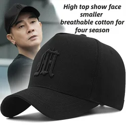 Gorra de béisbol con diseño de cabeza grande para hombre y mujer, gorro de béisbol con corona alta, de algodón, transpirable, para Golf