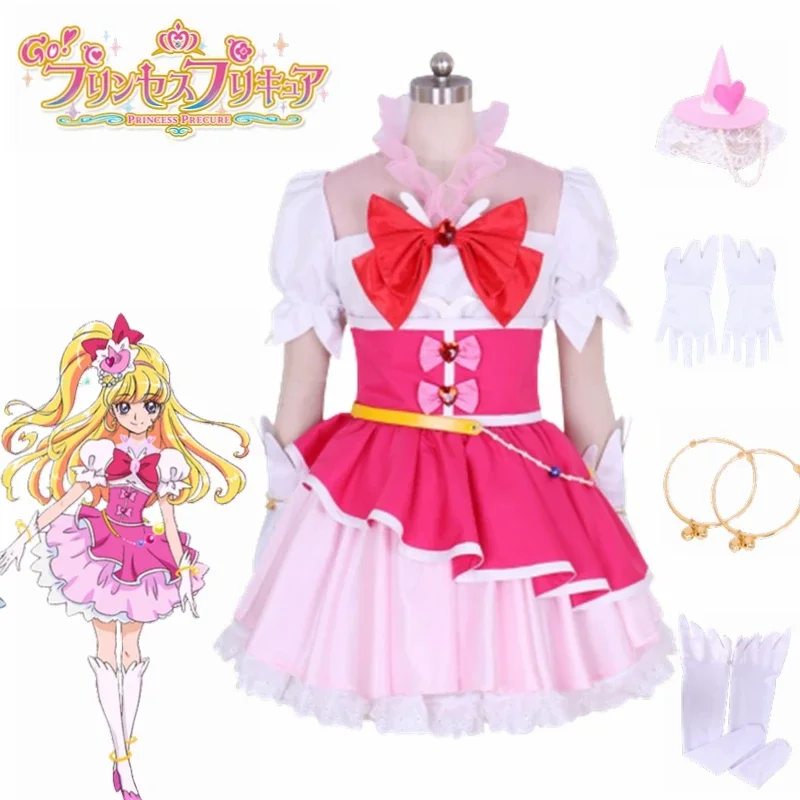 

Halloween Maho Girls Precure Cure Miracle Mirai Asahina Girls Party Dress Cosplay Costume High Quality Custom Made Full Set