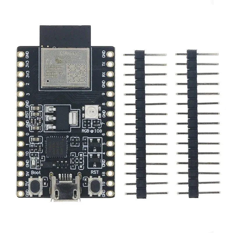 ESP32-C3-DevKitM-1 ESP32-C3-DevKitC-02 ESP32-C3 Development Board ESP32-C3-MINI-1 ESP32-C3-WROOM-02 WiFi BLE Wireless Module