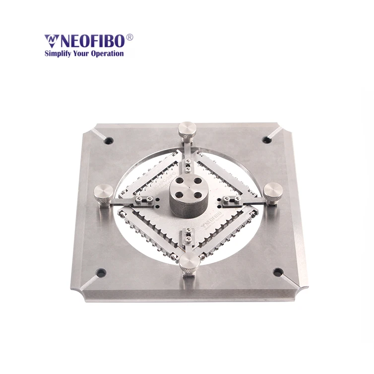 

Precision Four-Corner Pressurized Polishing Fixture: Capillary Jig Holder for Flawless Finishing on Fiber Optic Ferrules