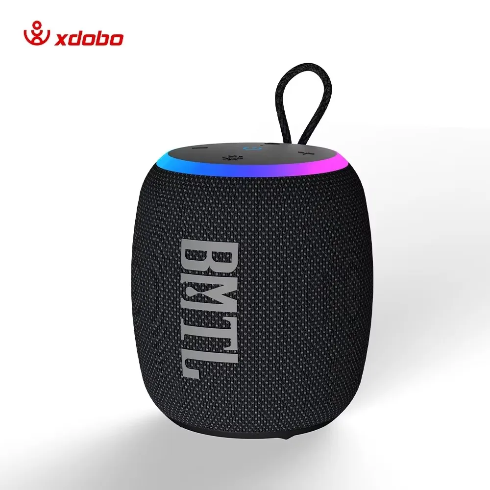 Xdobo Bmtl Mini Radio Audio Player 15W Loud Portable Wireless Ipx7 Waterproof Shower Deep Bass active Wireless hifi Speaker