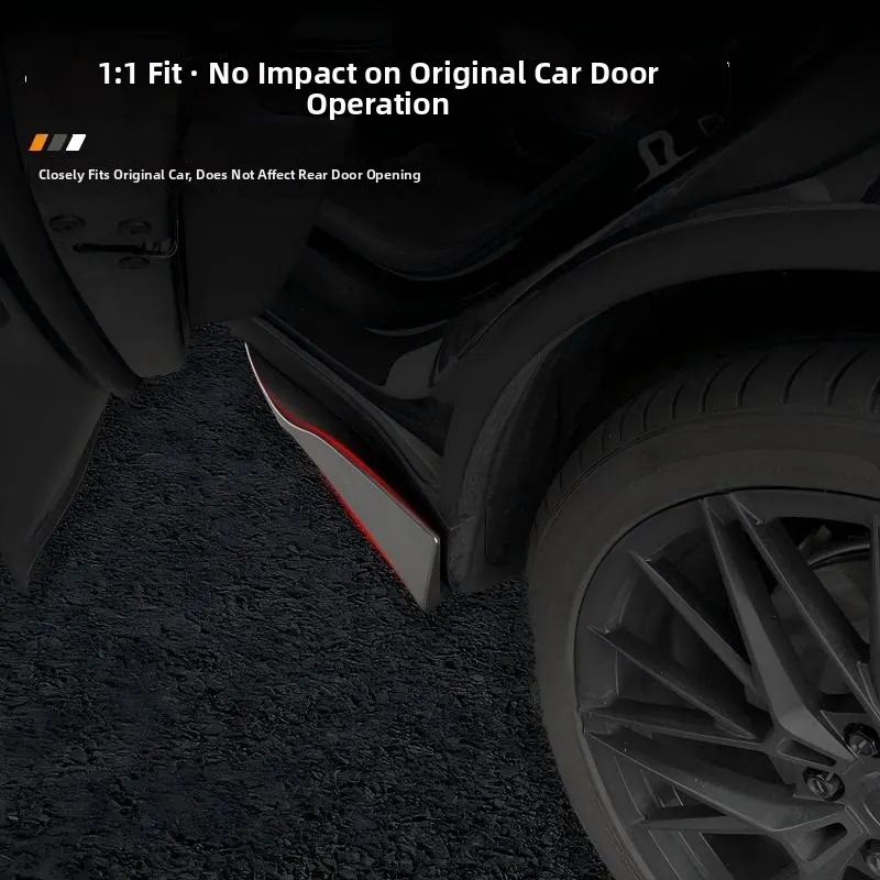 For Tesla Model Y Juniper 2025+ Compact Side Skirt Side Skirts Splitters Car Body Kit Car Accessories