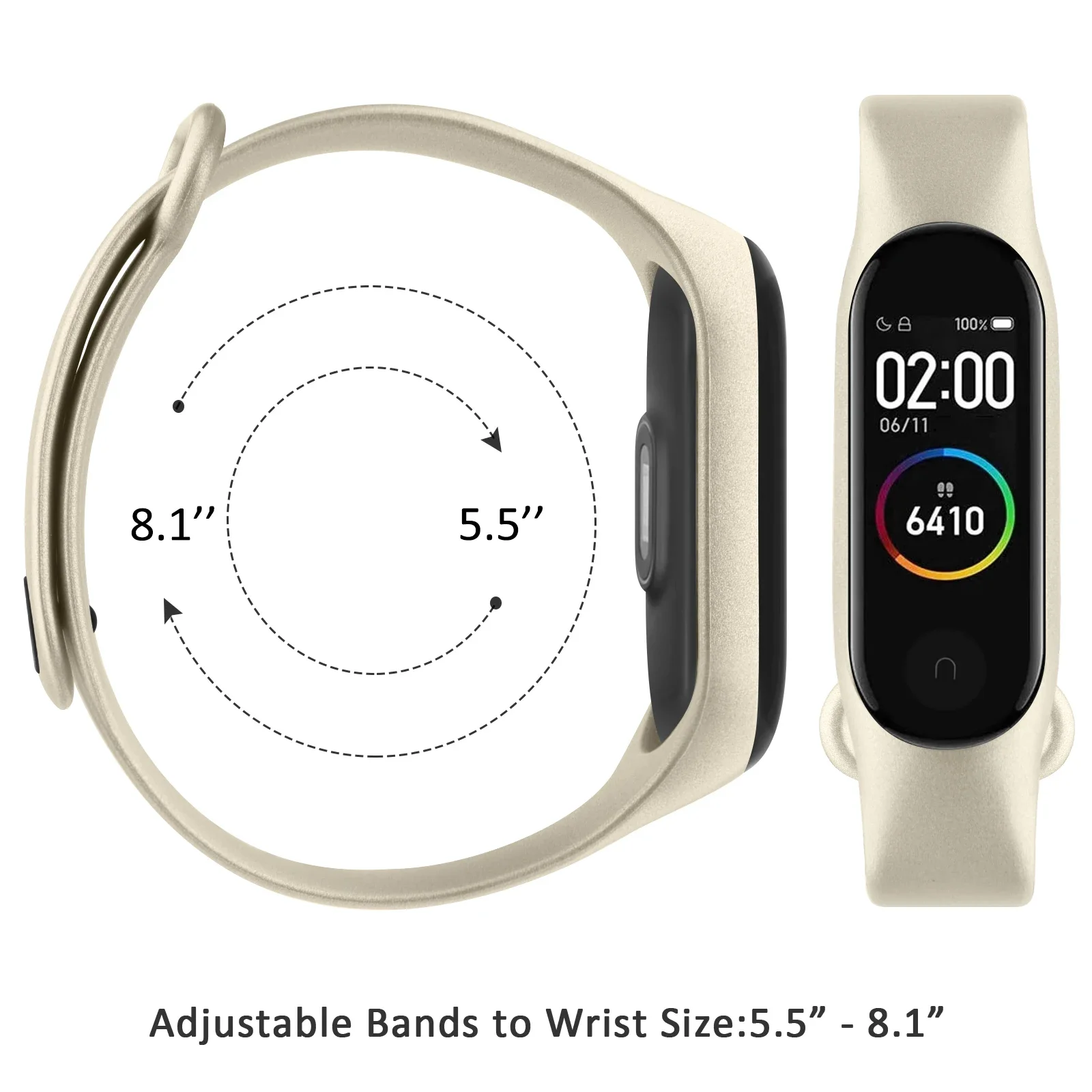 Силиконовый ремешок для Xiaomi Miband 7 6 5, ремешок для часов Amazfit Band5, браслет для спорта Mi Band 7 6 5, аксессуары для умных часов