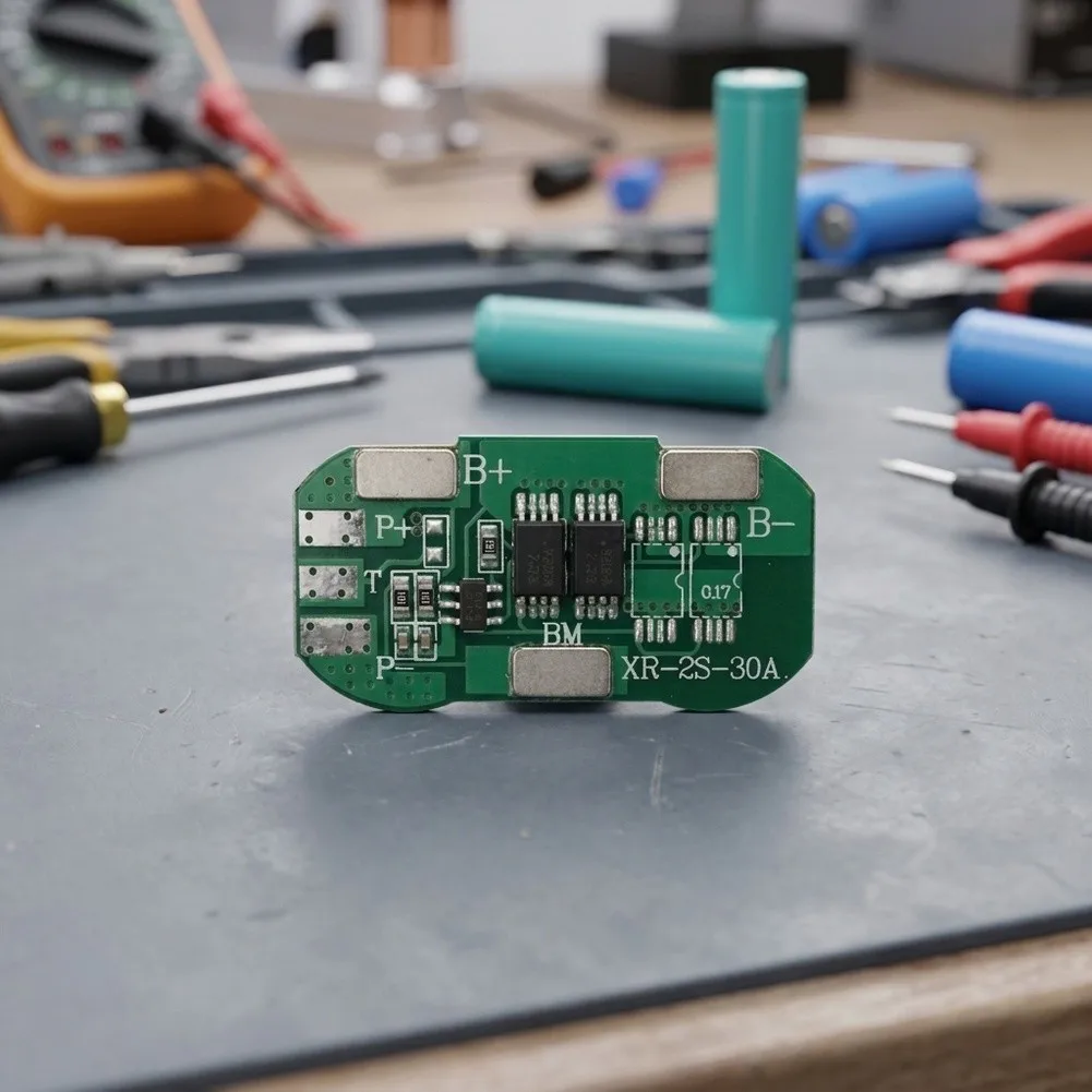 for 2s 7.4V Li-ion Battery For Protection PCB with Low Power Consumption 10uA and High Current Handling up to 10A Continuous
