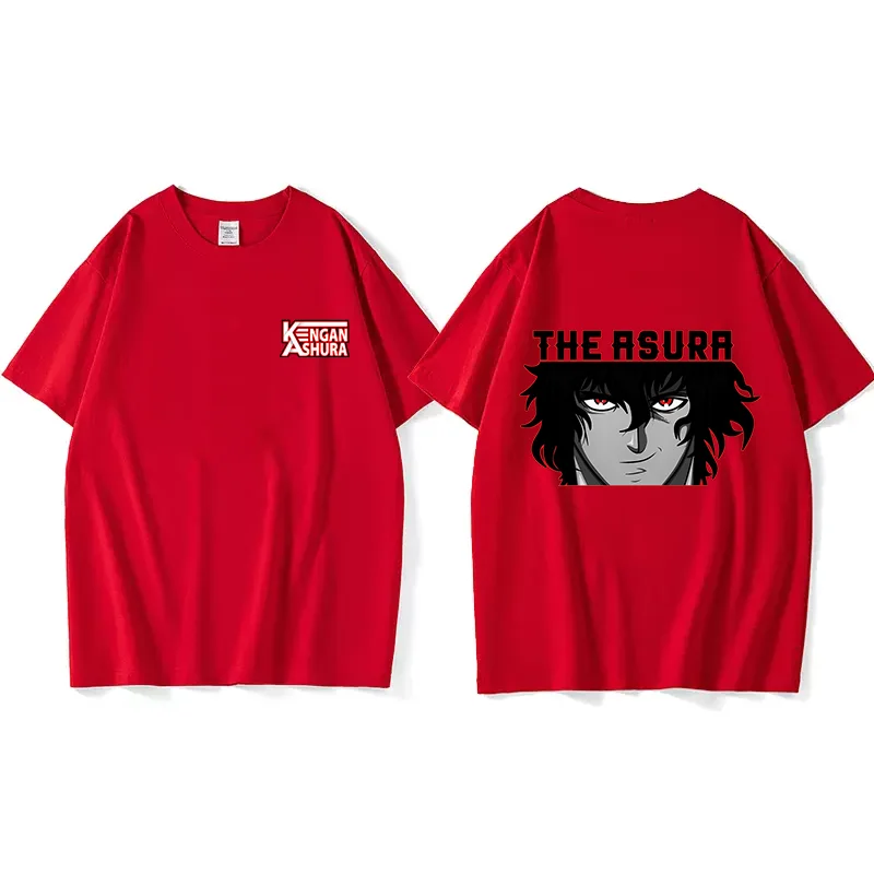 Anime Kengan Ashura Asura Ohma T-shirt Couple student street sports casual T-shirt