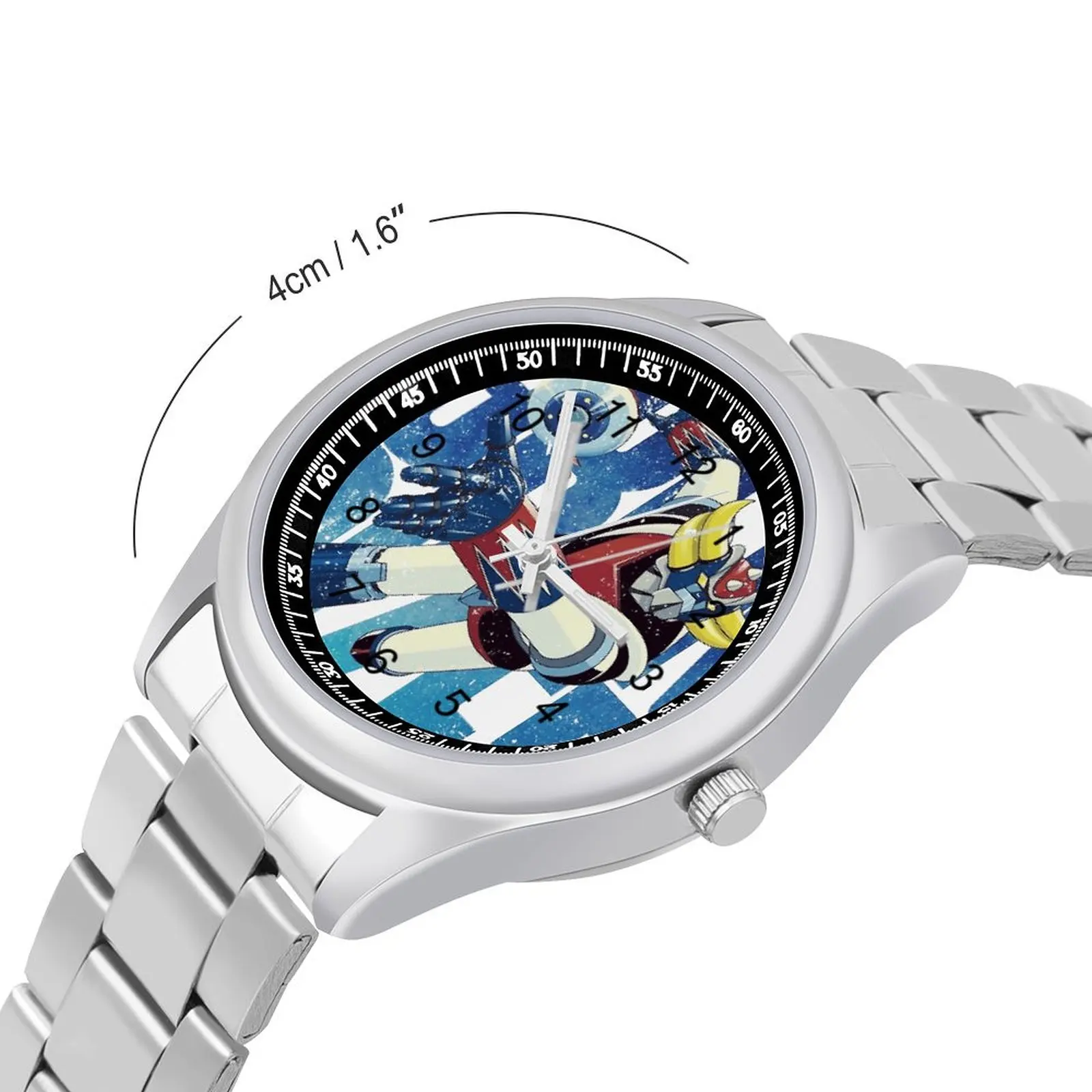 Grendizer UFO Robot Quartz Watch Goldorak Anime Photo Beautiful Wrist Watches Stainless Good Quality Office Teens Wristwatch