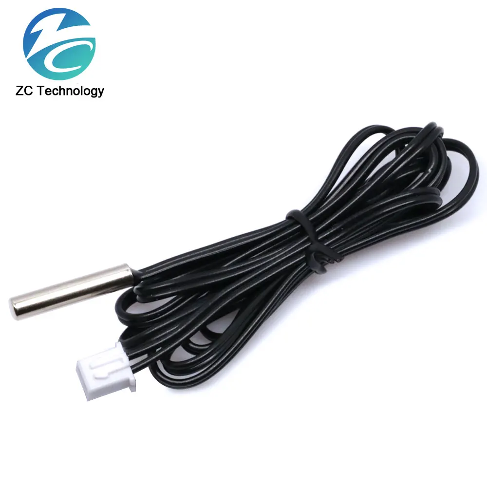 W1209 0.5m 1m Waterproof NTC Thermistor Accuracy Temperature Sensor 10K 1% 3950 Wire Cable Probe For Arduino W1401