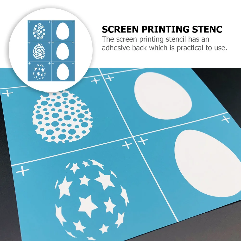 

Reusable Back Adhesive Mesh Stencil Silk Screen Transfer Template Diy Crafts Kids Educational Tool Washable Durable Stencil