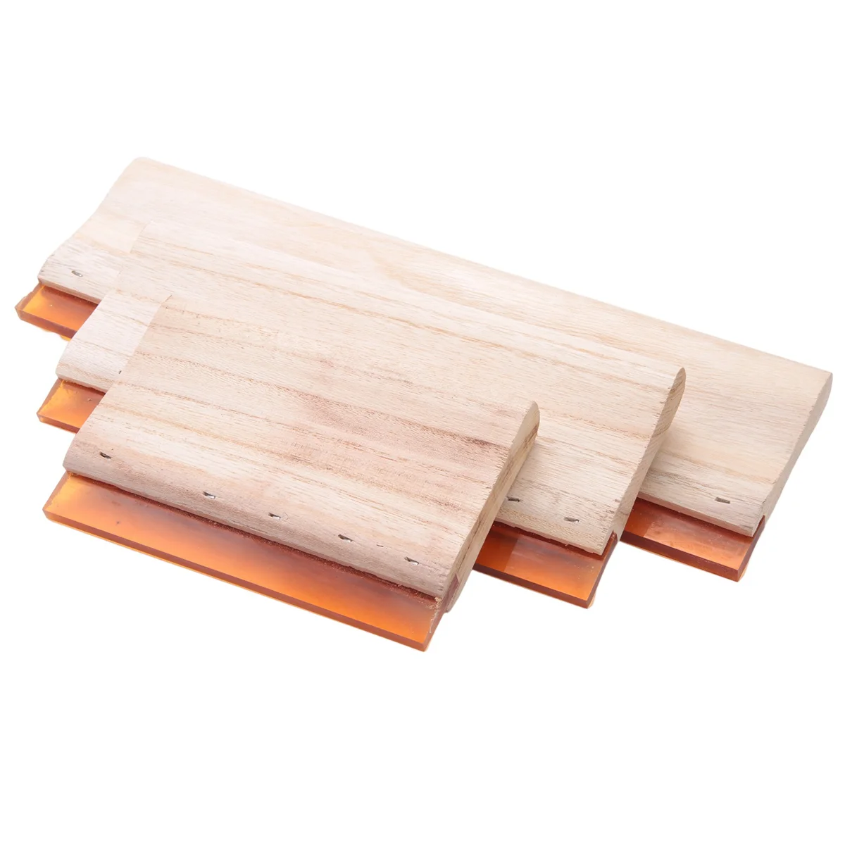 3 buah alat cetak layar goresan alat gosok tinta Squeegee 16cm 24cm 33cm