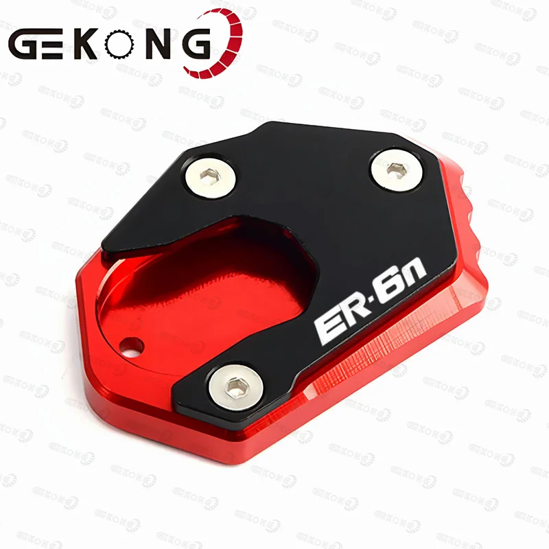 صالح لل ER6F ER6N er6f er6n ER-6F ER-6N 2012-2016 2015 دراجة نارية CNC لوحة موسعة الجانب حامل القدم مسنده الملحقات #6