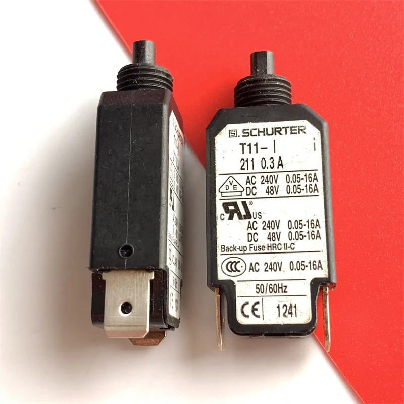 T11-211-0.3A imported SCHURTER circuit breaker switch 0.3A small thermal protection switch