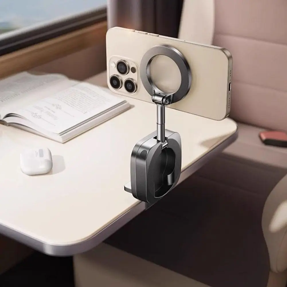 For MagSafe Car Mount 360°Phone Holder Universal Airplane Smartphone Stands Car Rack Dashboard Travel Essentials Holder