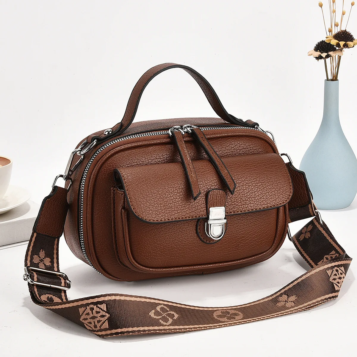 

Fashionable Crossbody Bag Women's Shoulder Bag Mobile Phone Bag Summer Korean Style Versatile Bag Daily Use Handbag