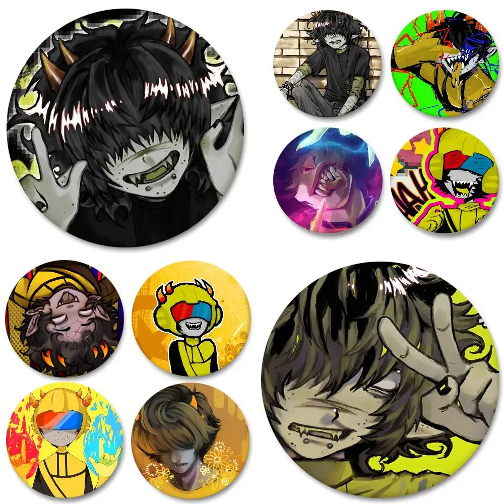 Anime-Charaktere Mituna Captor Rundes Abzeichen Kreative Brosche Kleidung Rucksack Accessoires Anstecknadel