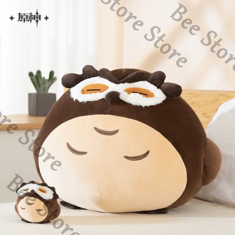 

「official Genuine」Genshin Impact Tivat Zoo Series, большой размер, маленький размер, кукла Diluc-Night Owl, милый подарок для коллекционного издания