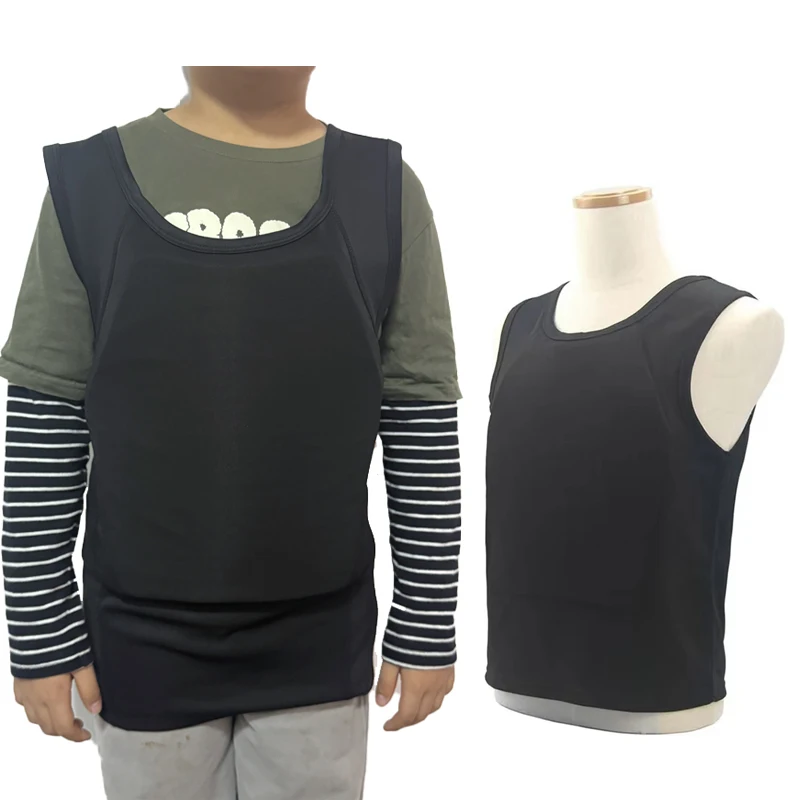 

Пуленепробиваемый жилет, одежда уровня IIIA, ультра-удобная, легкая, скрытая внутренняя одежда, мягкая футболка с защитой от пули, одежда