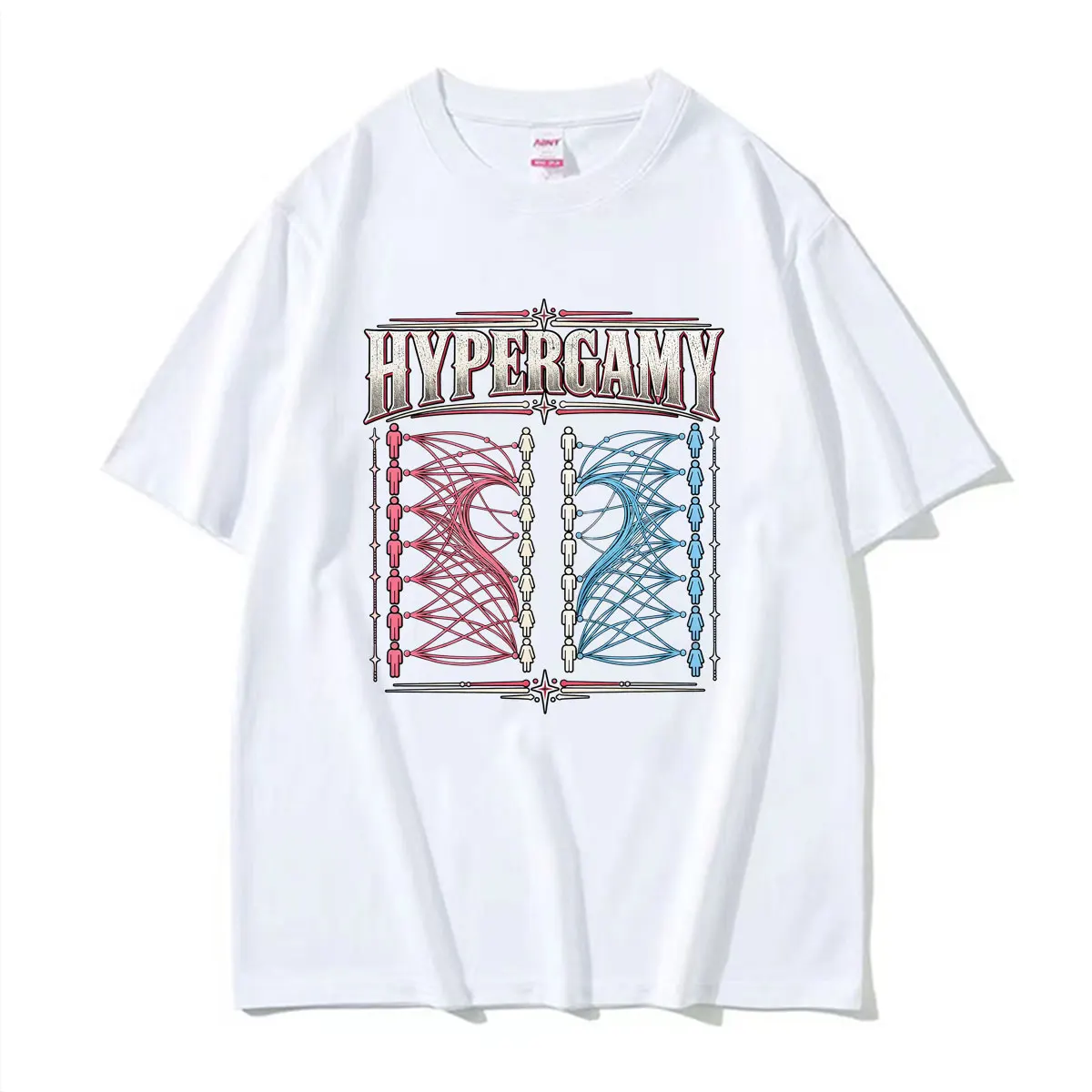 Hypergamy Quote Vintage Relationship Chart Graphic T Shirts Men's Clothes Summer Cozy T-shirt Retro Fashion Short Sleeve T Shirt