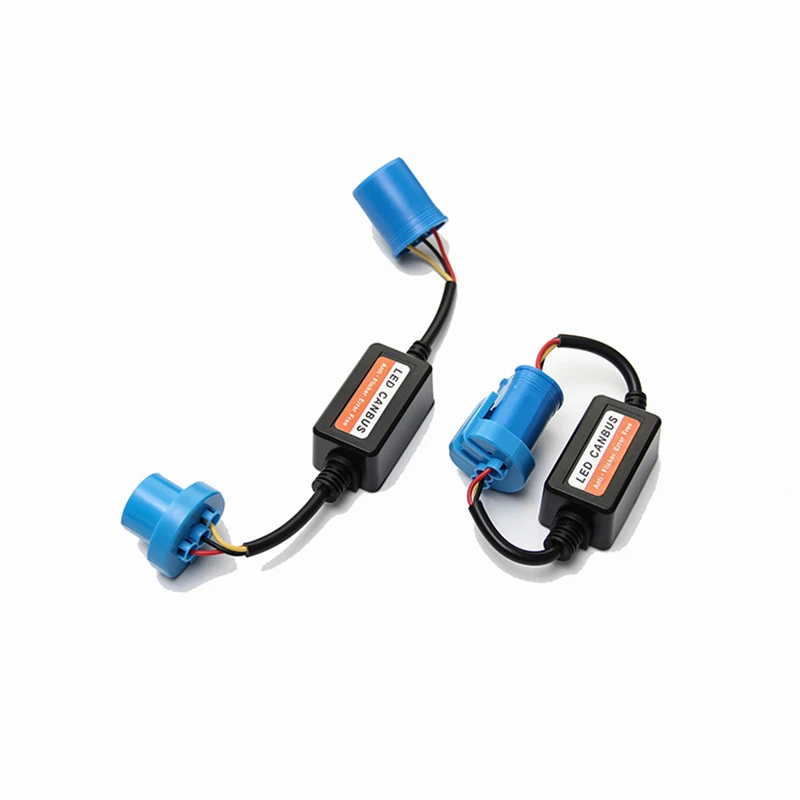 2pcs LED Canbus Decoder Adapter  For H1 H4 H7 H11 9005 9006 9012 Anti-Flicker Harness Bulbs Resistor Warning Error Canceller
