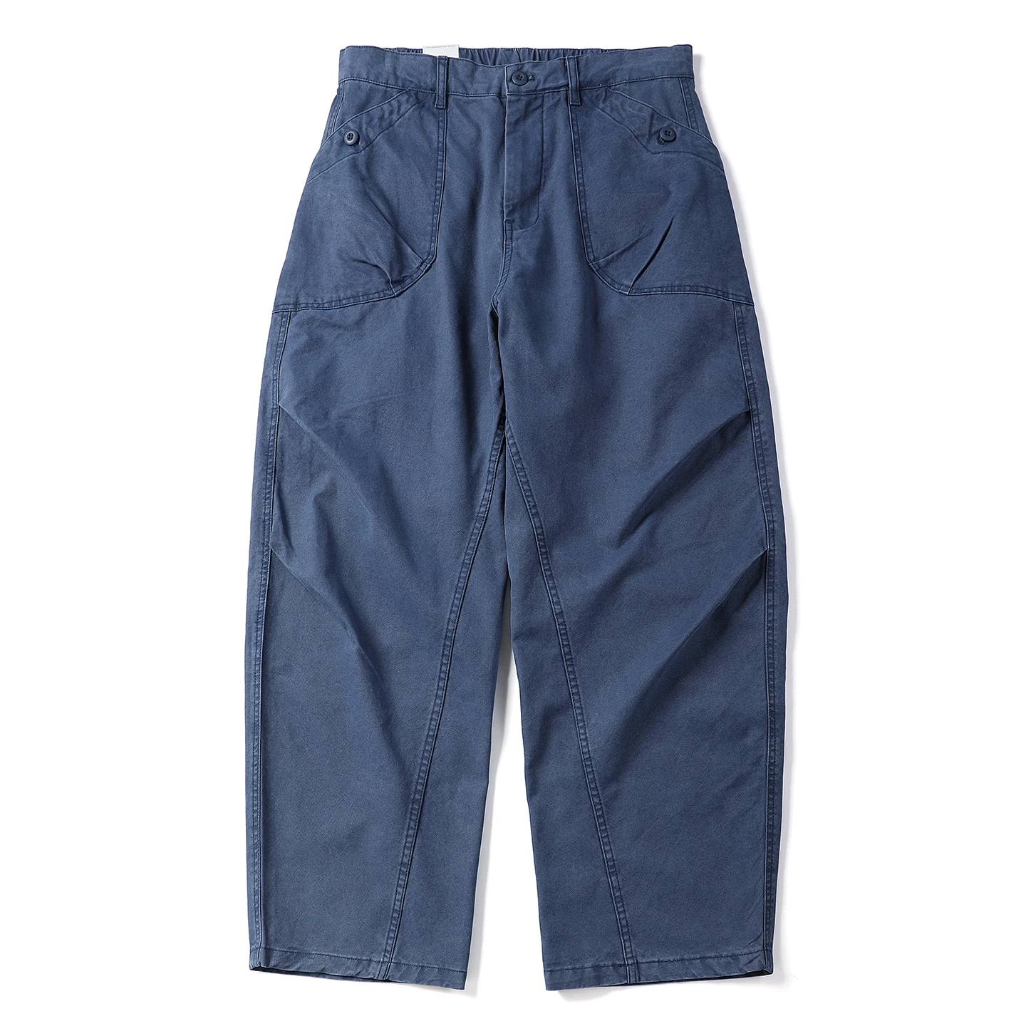 

300gsm Heavyweight Japanese-style Trendy Workwear Casual Pants Couple Loose Straight-leg Multi-pocket Outdoor Functional Pants