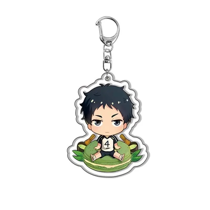 Customizable Anime Acrylic Keychain - Scratch-Resistant Protective Film, Sports Fans & School Bags