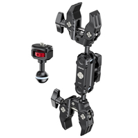 Ulanzi CO17 Super Clamp with 360° Dual Ball Head Magic Arm Adapter for Panoramic Camera Umbrella LED Light Tubular Railing Bike